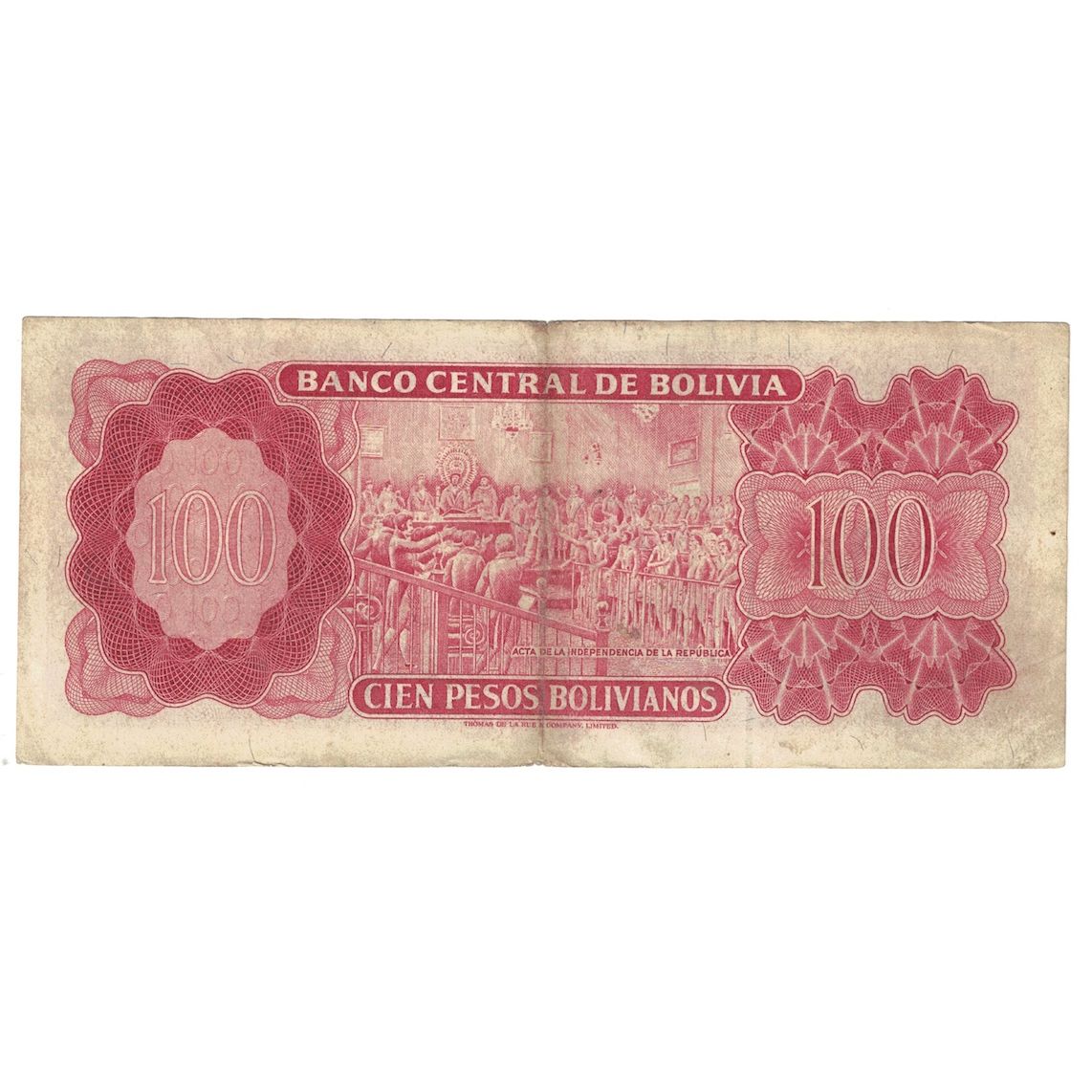 Banknote, Bolivia, 100 Pesos Bolivianos, 1983, KM:164b, VF(30-35)