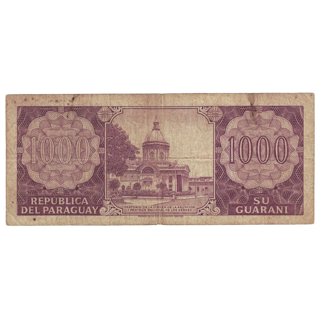 Banconote, Paraguay, 1000 Guaranies, ND(08/1963- ), KM:201a, B