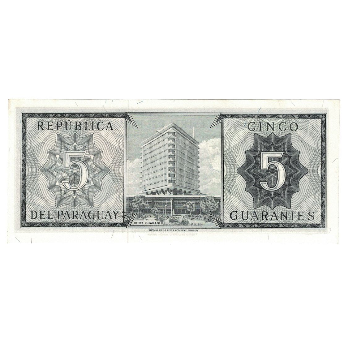 Billete, 5 Guaranies, ND(08/1963- ), Paraguay, KM:195b, UNC