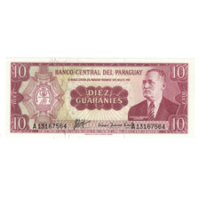 Banknote, Paraguay, 10 Guaranies, ND(08/1963- ), KM:196b, UNC(65-70)