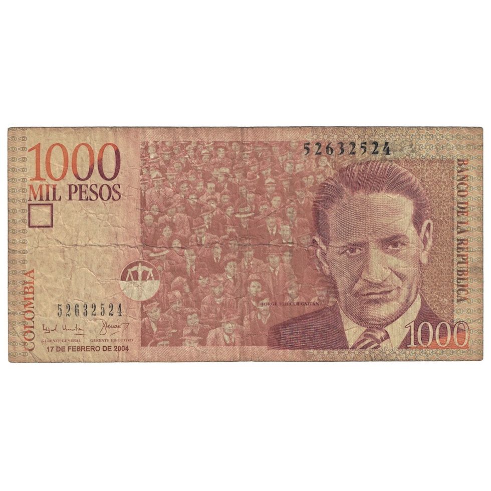 Billet, Colombie, 1000 Pesos, 2004, 2004-02-17, KM:450g, B