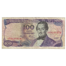 Billete, 100 Pesos Oro, 1977, Colombia, 1977-01-01, KM:418a, BC