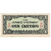 Banconote, Filippine, 1 Centavo, Undated (1942), KM:102b, SPL