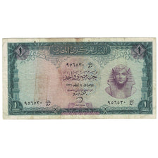Banconote, Egitto, 1 Pound, 1961-67, KM:37a, B+