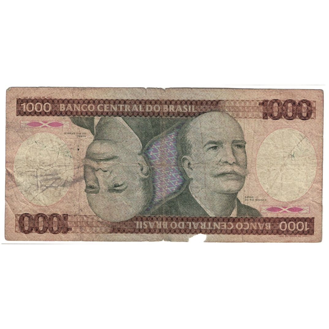 Banconote, Brasile, 1000 Cruzeiros, 1981, KM:201a, B