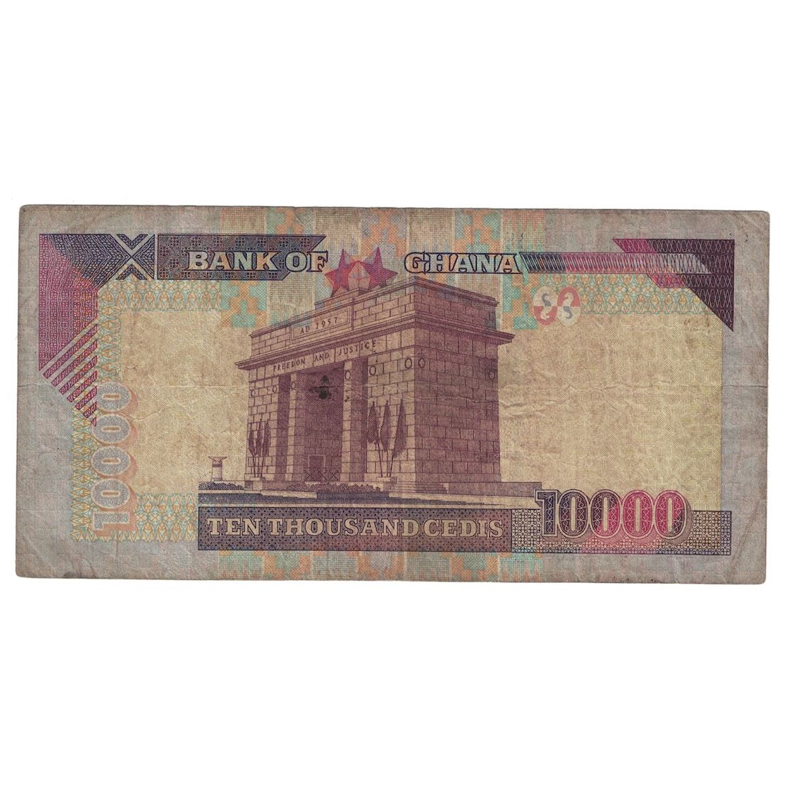 Banconote, Ghana, 10,000 Cedis, 2002, 2002-09-02, KM:35a, B