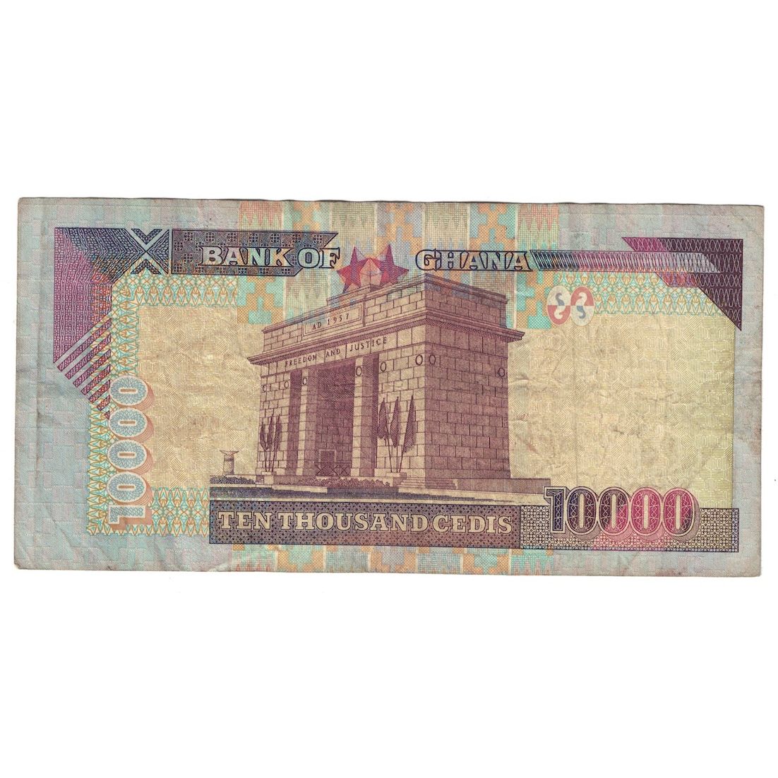 Banconote, Ghana, 10,000 Cedis, 2002, 2002-09-02, KM:35a, B