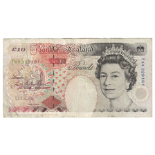 Banknot, Wielka Brytania, 10 Pounds, 1993-1998, KM:386a, VF(20-25)