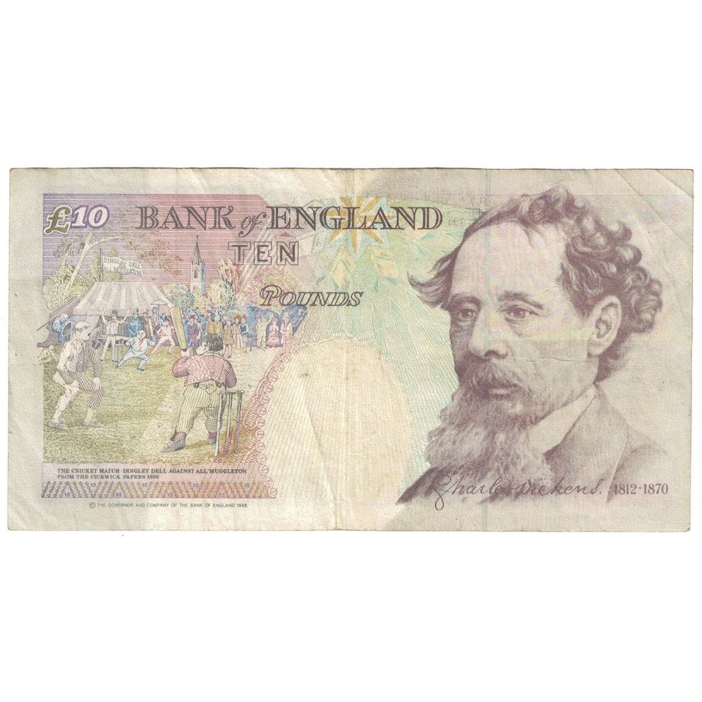 Banconote, Gran Bretagna, 10 Pounds, 1993-1998, KM:386a, BB
