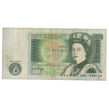 Billet, Grande-Bretagne, 1 Pound, Undated (1978-84), KM:377a, B+