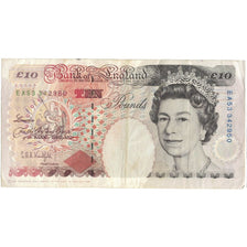 Billet, Grande-Bretagne, 10 Pounds, (1990-92), KM:383a, TB+