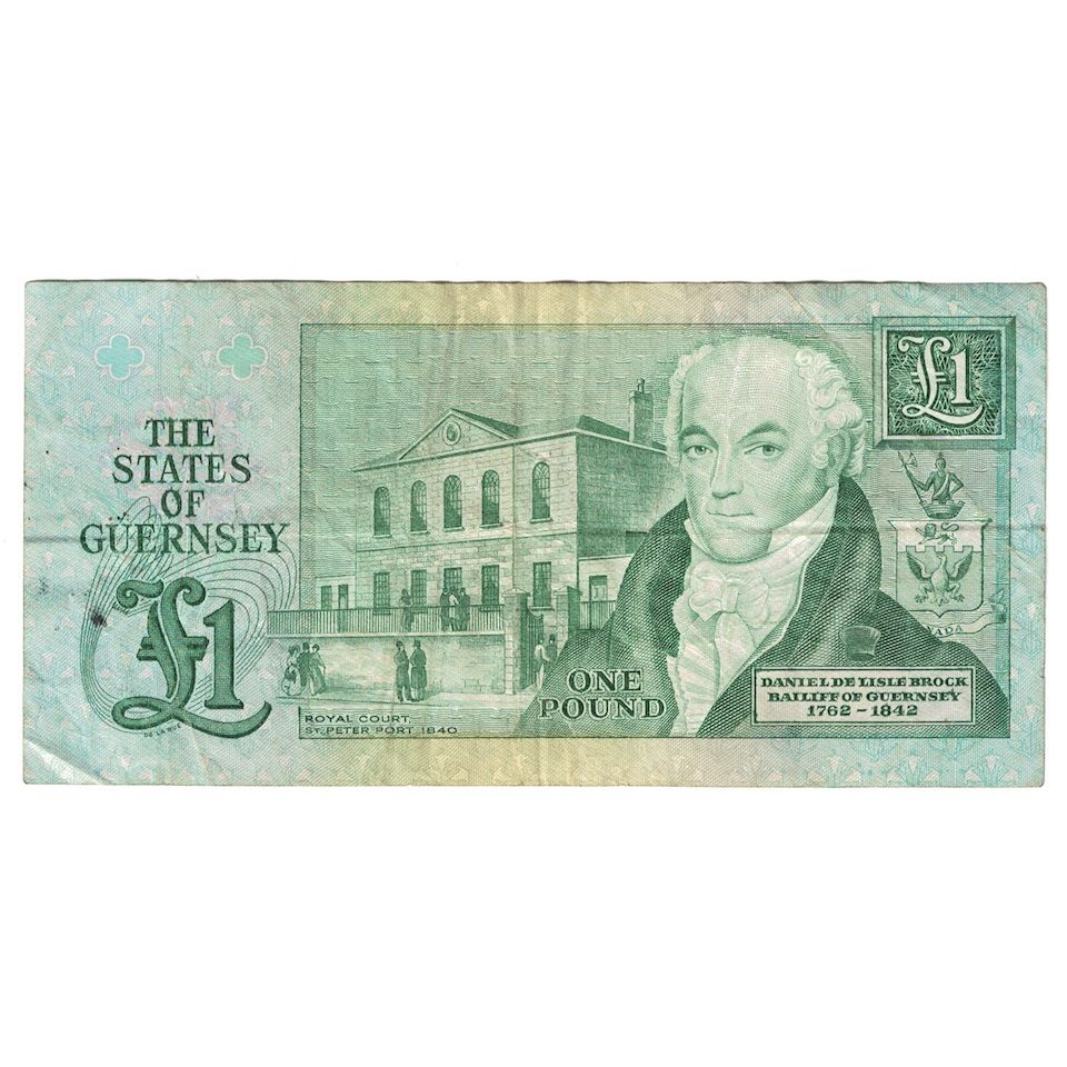 Banknote, Guernsey, 1 Pound, 1980-1989, KM:48a, EF(40-45)