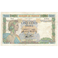 Francia, 500 Francs, La Paix, 1941, 1941-02-06, MB, Fayette:32.14, KM:95b