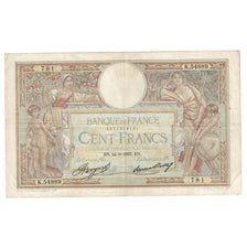 Francia, 100 Francs, Luc Olivier Merson, 1937, 1937-06-24, MB+, KM:78c