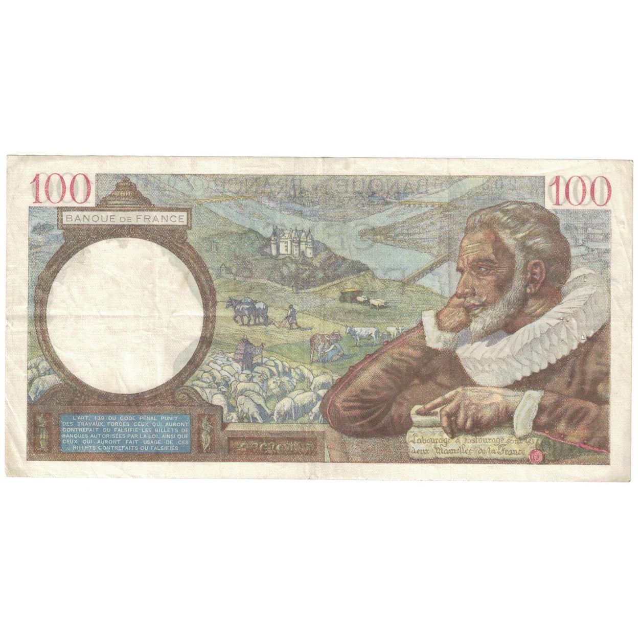 France, 100 Francs, Sully, 1941, 1941-09-04, TTB, Fayette:26.57, KM:94