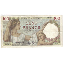 France, 100 Francs, Sully, 1941, 1941-10-02, TTB, Fayette:26.3, KM:94