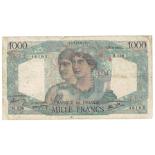 France, 1000 Francs, Minerve et Hercule, 1945, H.138, B, Fayette:41.8, KM:130a