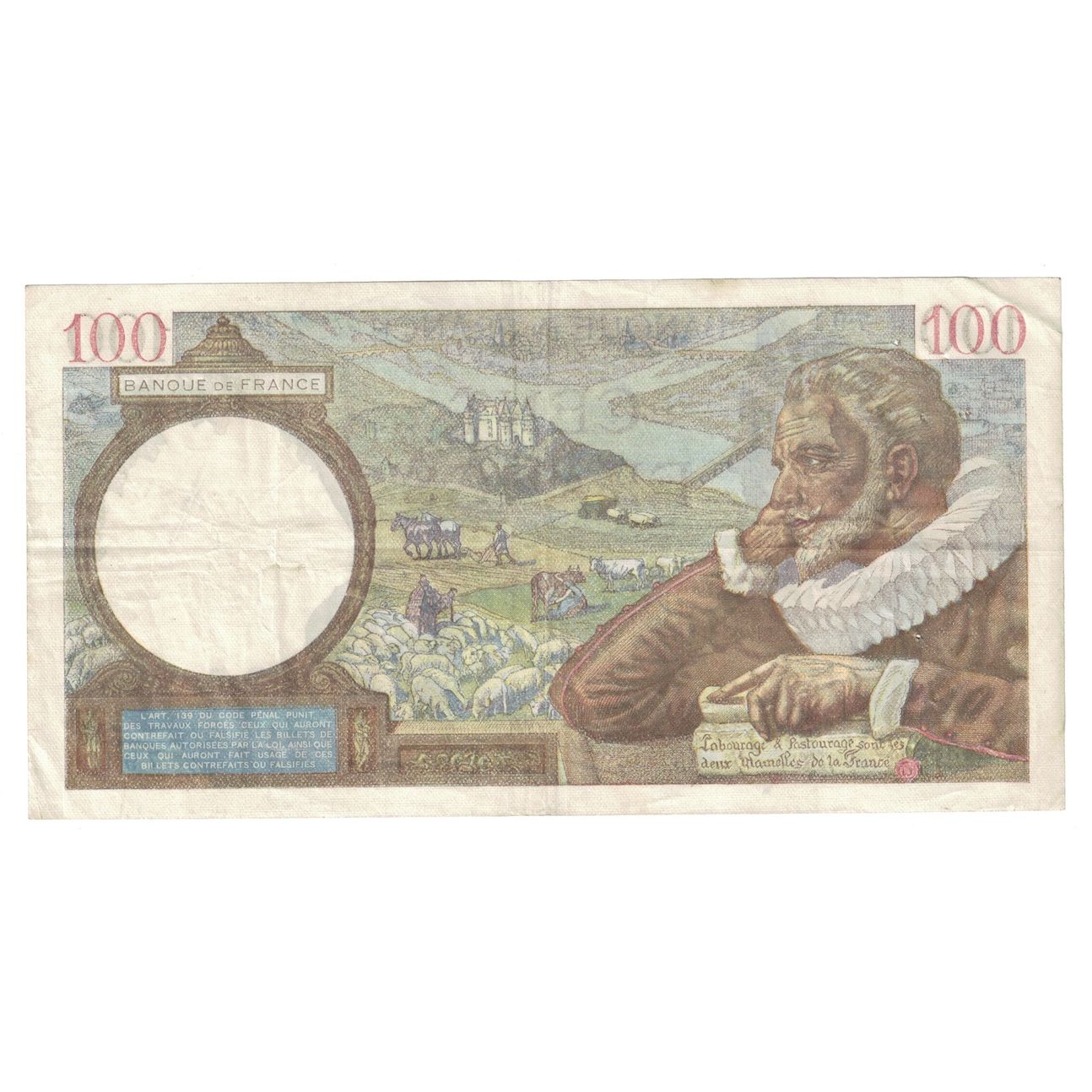 France, 100 Francs, Sully, 1941, 1941-09-04, TTB+, Fayette:26.57, KM:94