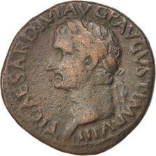 Tiberius, As, EF(40-45), Copper, Cohen #23, 10.90