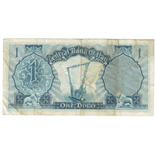 Banconote, Iraq, 1 Dinar, Undated (1959), KM:53b, B+