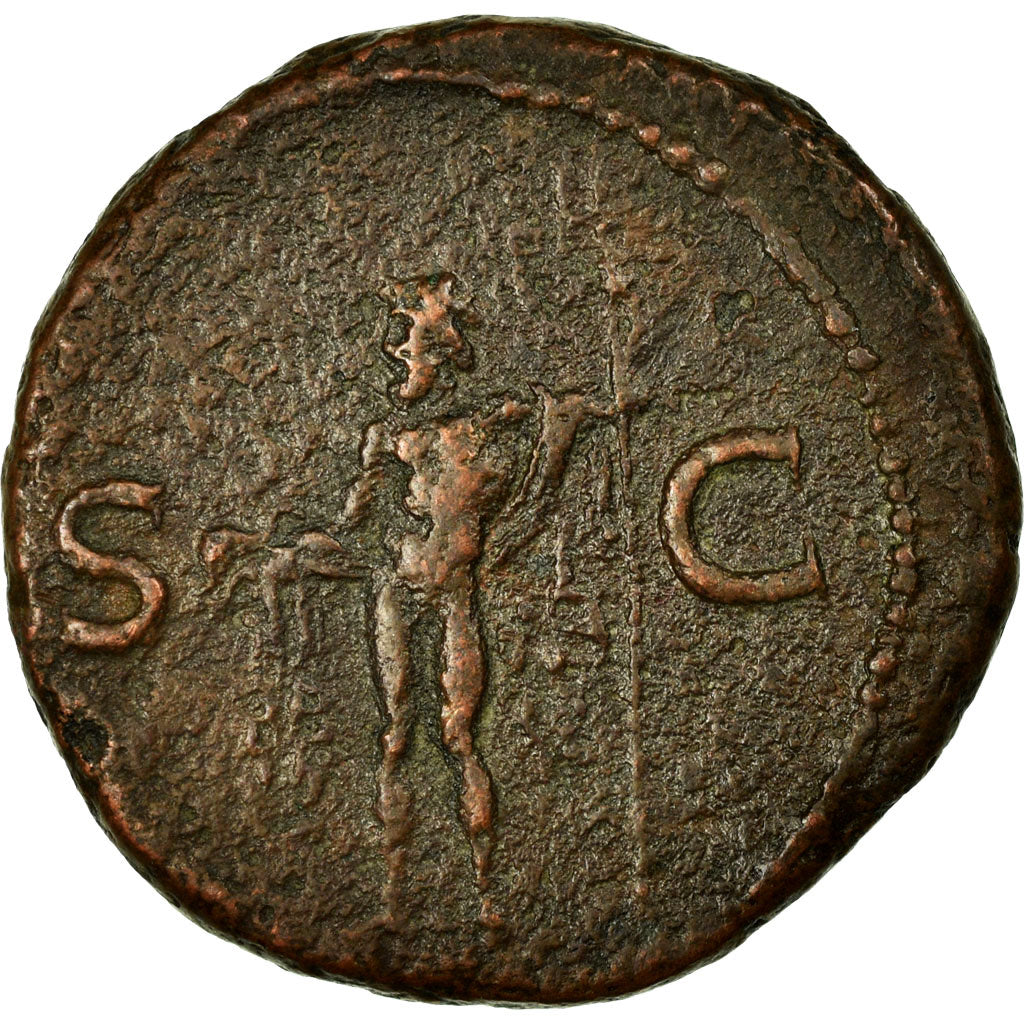 Monnaie, Agrippa, As, TB+, Cuivre, Cohen:3