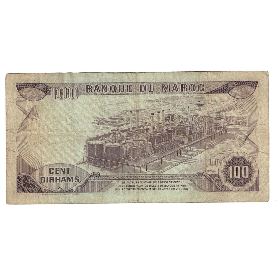 Banconote, Marocco, 100 Dirhams, 1970, KM:59a, B+