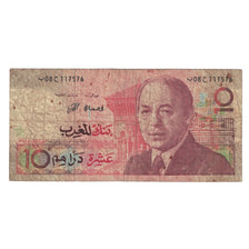 Biljet, Marokko, 10 Dirhams, 1987, KM:60a, B