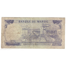 Banconote, Marocco, 5 Dirhams, 1970, KM:56a, B+