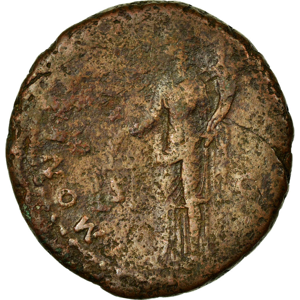 Coin, Domitia, As, VF(30-35), Copper, Cohen:334