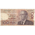 Billete, 100 Dirhams, 1987, Marruecos, KM:65c, BC+