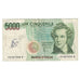 Banknot, Włochy, 5000 Lire, 1945, KM:111c, VF(20-25)