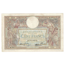 France, 100 Francs, Luc Olivier Merson, 1939, 1939-05-19, TB+, Fayette:25.47