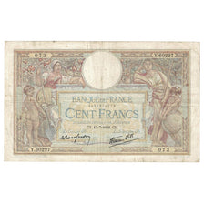France, 100 Francs, Luc Olivier Merson, 1938, 1938-07-15, TB, KM:86b