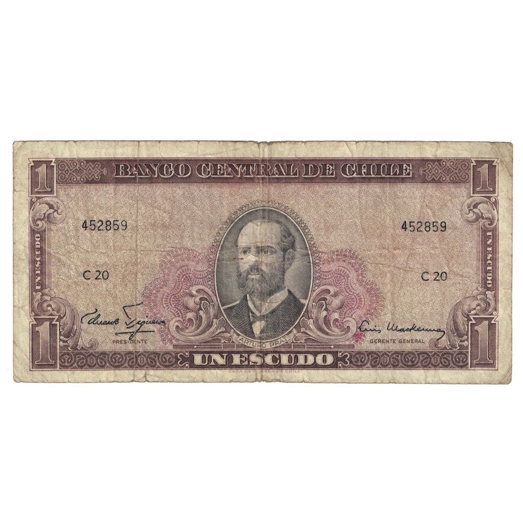 Geldschein, Chile, 1 Escudo, Undated (1962-75), KM:135b, SGE
