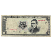 Geldschein, El Salvador, 10 Colones, 1988, 1988-03-17, KM:135b, SGE+