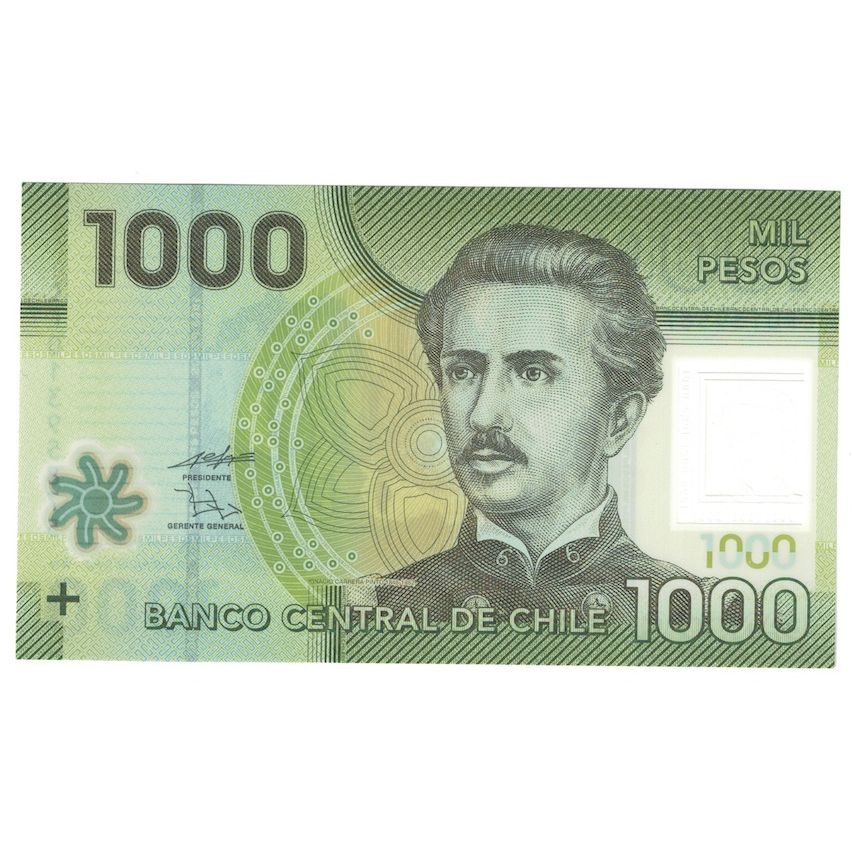 Geldschein, Chile, 1000 Pesos, 2010, UNZ