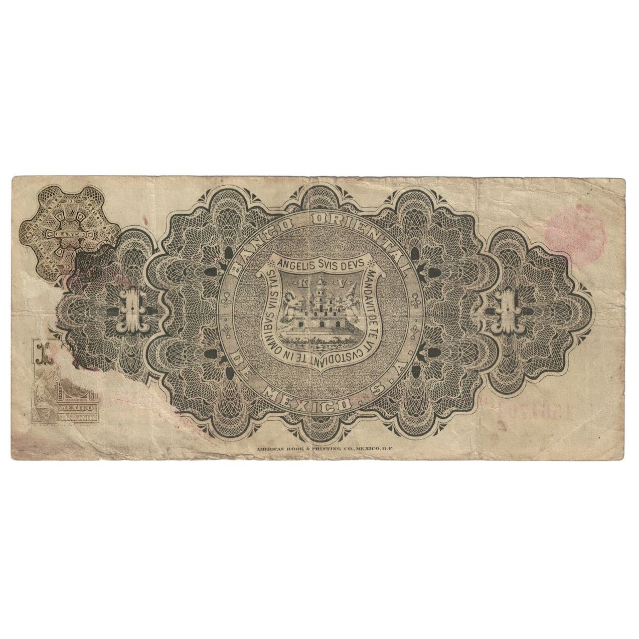 Billet, Mexico - Revolutionary, 1 Peso, 1914, 1914-04-01, KM:S1057a, B+