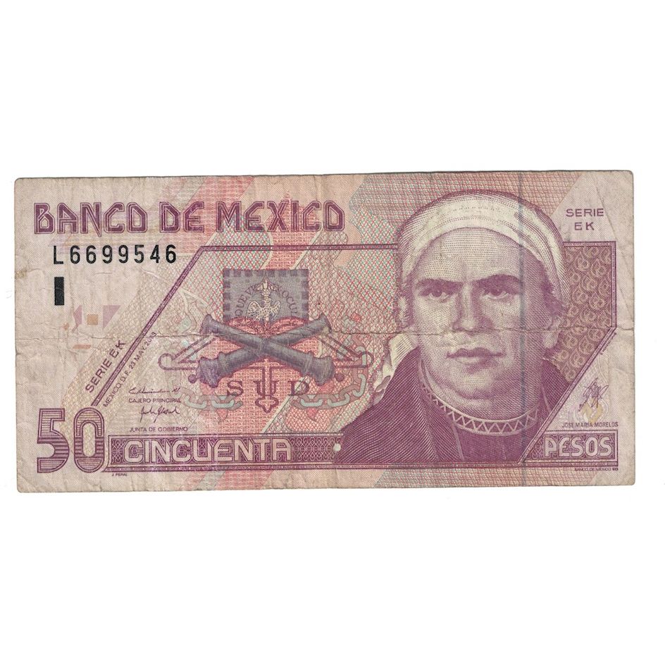 Billete, 50 Pesos, 2003, México, KM:117c, RC+