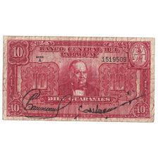 Billet, Paraguay, 10 Guaranies, L1952, KM:187a, B