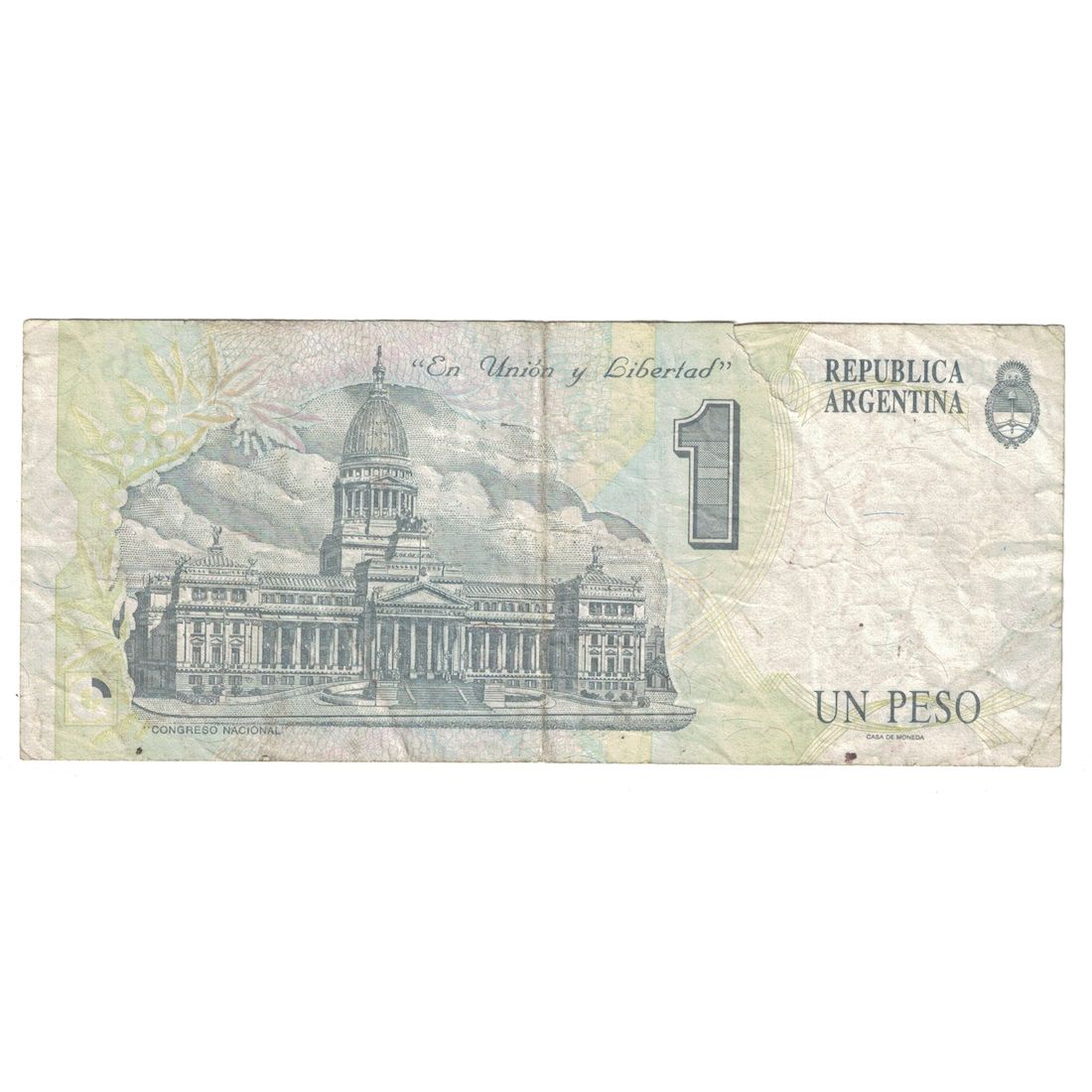 Geldschein, Argentinien, 1 Peso, Undated (1992-1994), KM:339a, SGE+