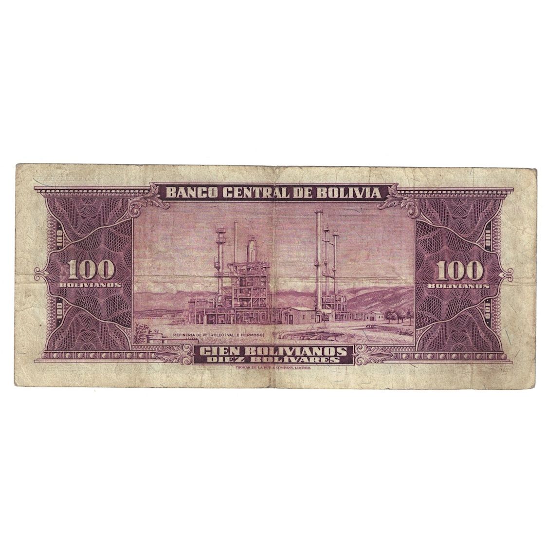 Banknote, Bolivia, 100 Bolivianos, 1945, 1945-12-20, KM:147, VF(30-35)