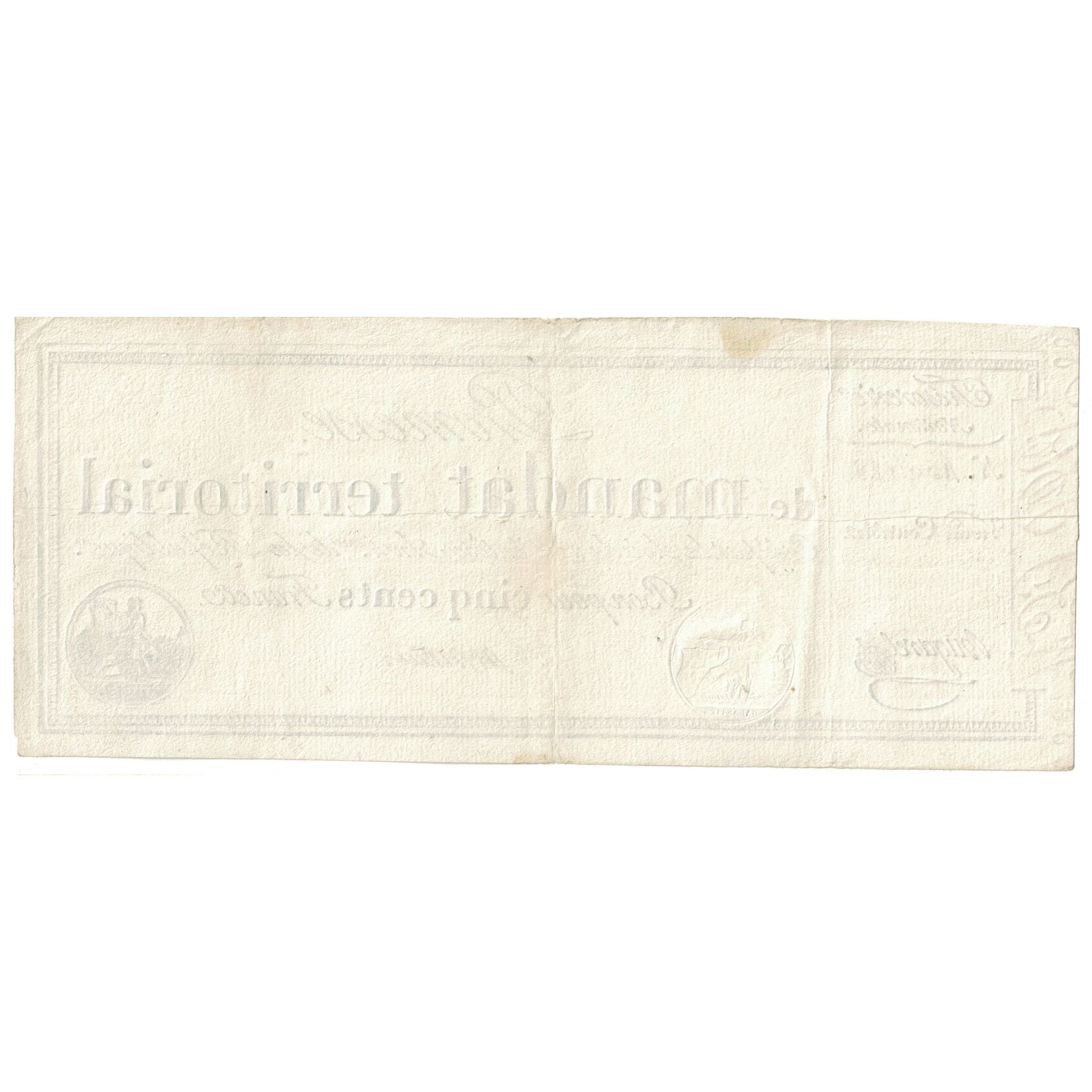 Frankreich, 500 Francs, 1796, Bugarel, 1796-03-18, SS+, KM:A86a
