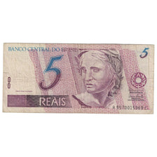 Billet, Brésil, 5 Reais, Undated (1997- ), KM:244Ae, B+