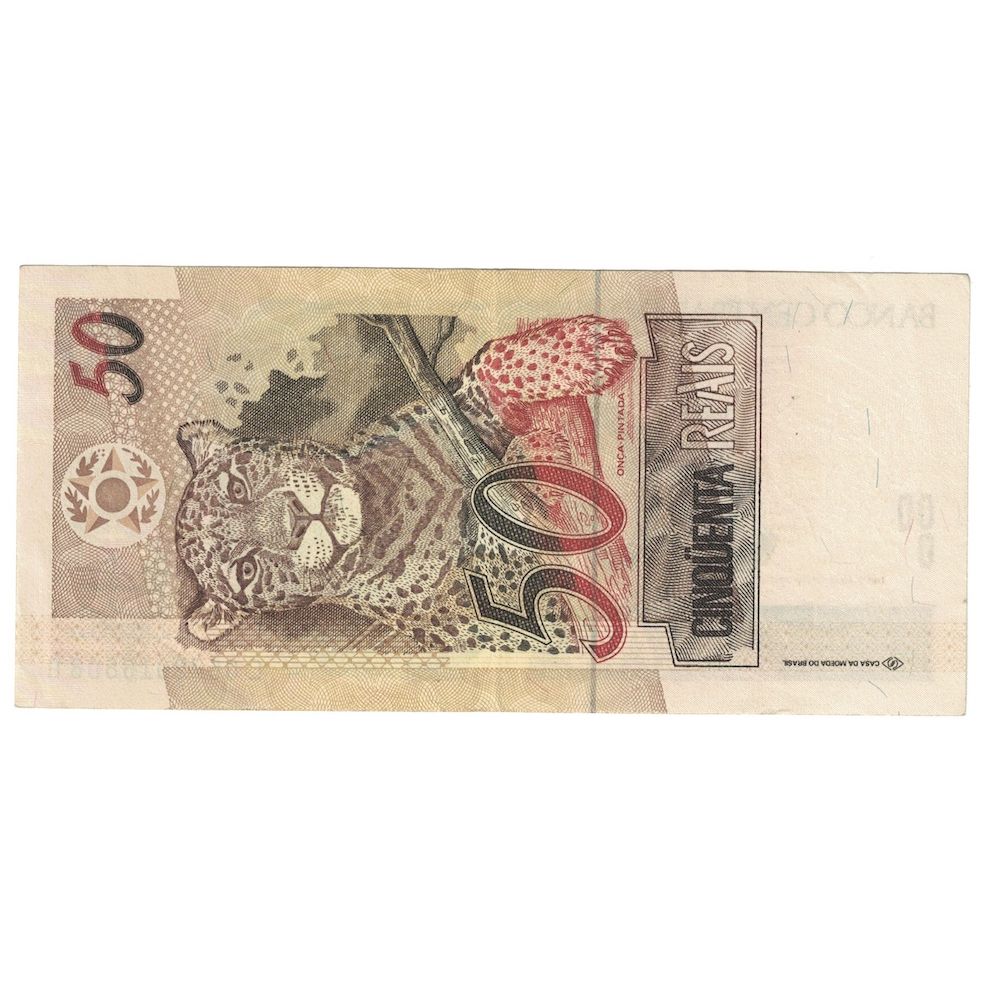 Banconote, Brasile, 50 Reais, Undated (1944), KM:246l, SPL