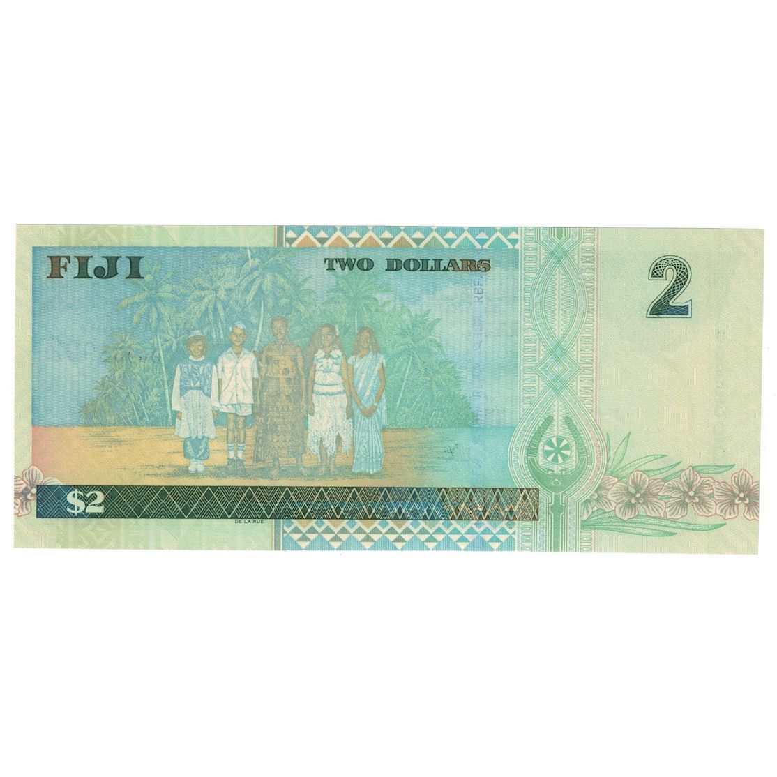 Banconote, Figi, 2 Dollars, Undated (2002), KM:104a, FDS