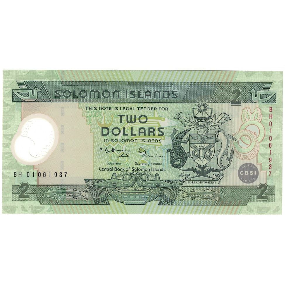 Banknote, Solomon Islands, 2 Dollars, 2001, KM:23, UNC(65-70)