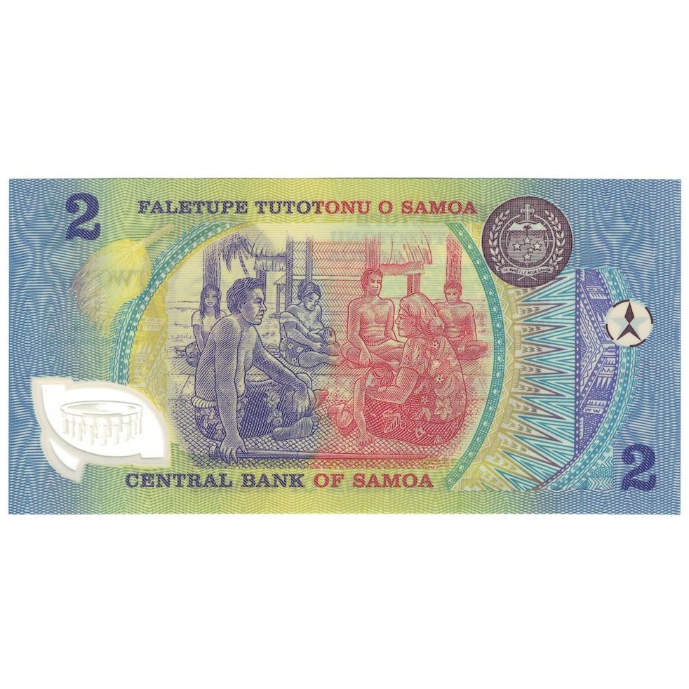 Geldschein, Westsamoa, 2 Tala, Undated (1990), KM:31e, UNZ