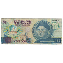 Biljet, Bahama's, 1 Dollar, Undated (1992), KM:50a, B+
