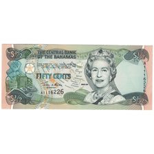 Banknote, Bahamas, 1/2 Dollar, 2001, KM:68, UNC(65-70)