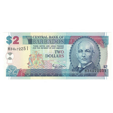 Banconote, Barbados, 2 Dollars, 2007, KM:66a, FDS